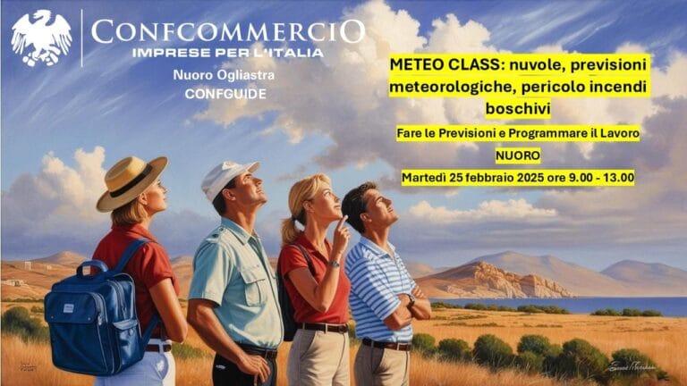 METEO CLASS: NUVOLE, PREVISIONI METEOROLOGICHE, PERICOLO INCENDI BOSCHIVI