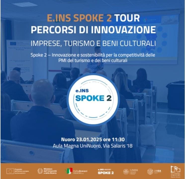 e.INS Spoke 2 TOUR – Percorsi d’innovazione a Nuoro 23.01.2025