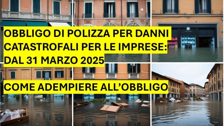 ASSICURAZIONE RISCHI CATASTROFALI. AGGIORNAMENTO AL 24 APRILE 2025