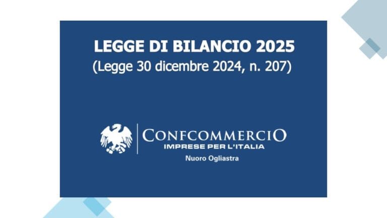LEGGE DI BILANCIO 2025