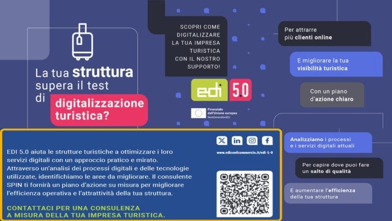 IMPRESE DEL TURISMO. VOUCHER GRATUITO PER OTTIMIZZARE I TUOI INVESTIMENTI DIGITALI
