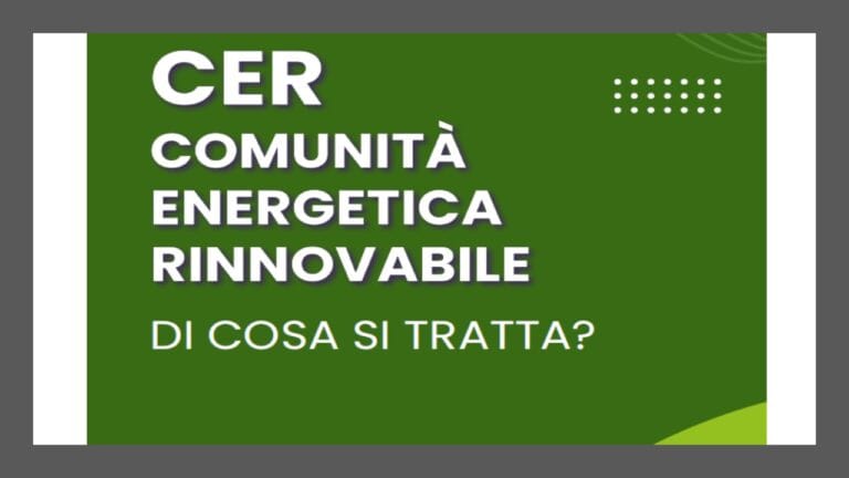 COMUNITÀ ENERGETICA RINNOVABILE (CER) DI MACOMER. ECCO COME PARTECIPARE